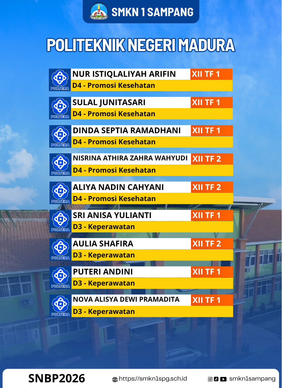 Selamat diterima jalur SNBP 2026