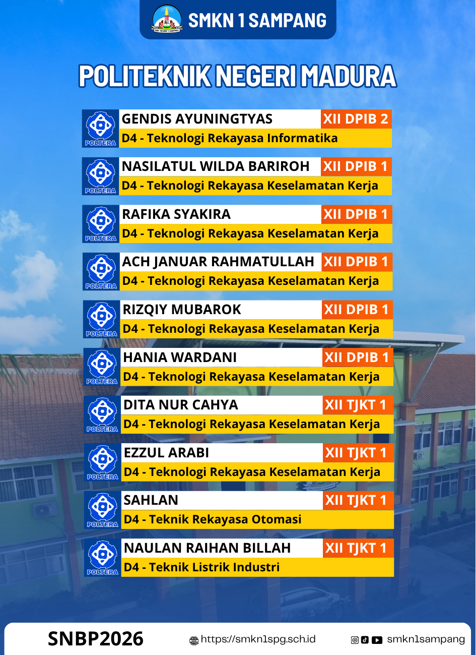 Selamat diterima jalur SNBP 2026