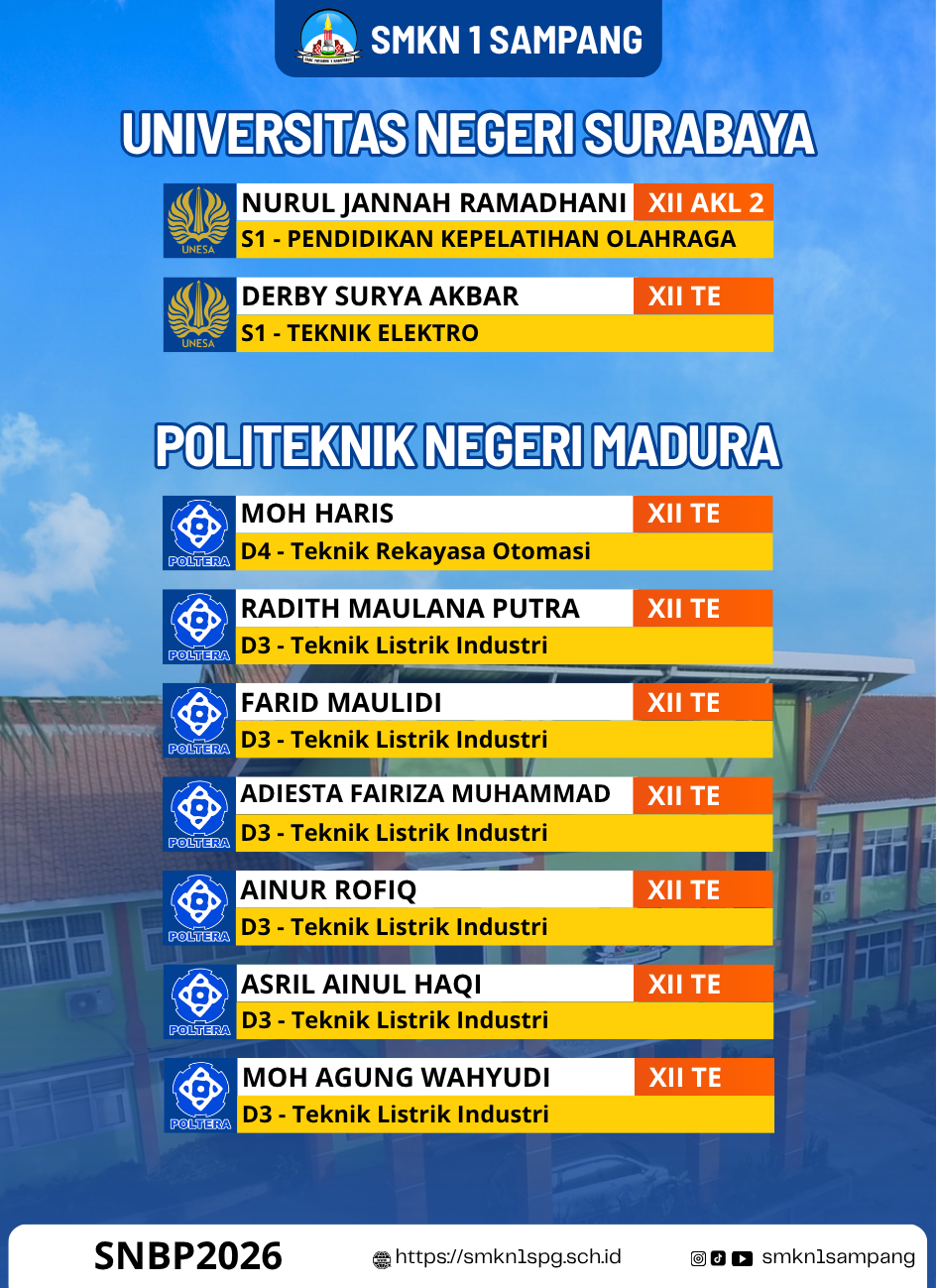 Selamat diterima jalur SNBP 2026